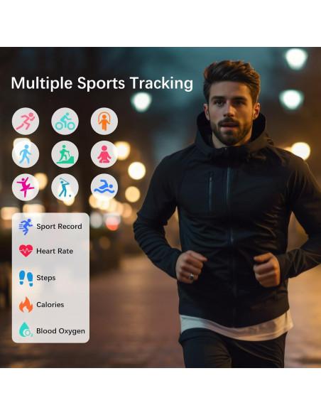 Anillo Inteligente Duobuy con Monitoreo de Salud y Sueño