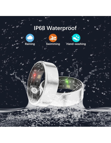 Anillo Inteligente Duobuy con Monitoreo de Salud y Sueño