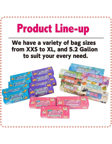 Bolsas para Excremento de Perro BOS - 90 Unidades Sin Fragancia