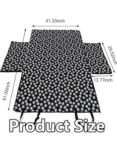 Funda de Maletero para Perros Sovelor 155x104cm Impermeable 2