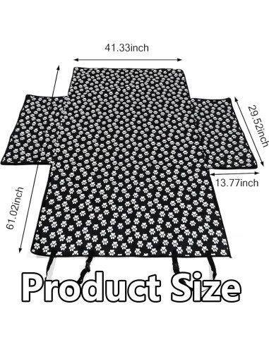 Funda de Maletero para Perros Sovelor 155x104cm Impermeable