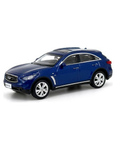 Coche Diecast Infiniti QX70S 1/64 para colección Azul