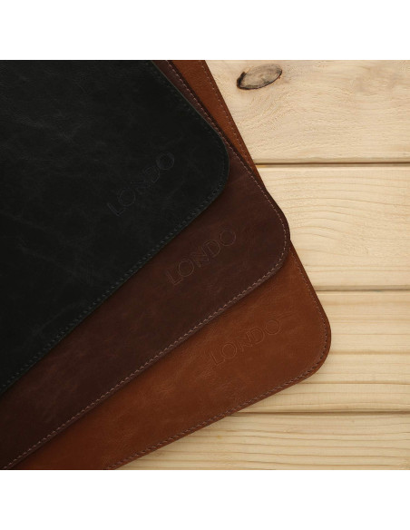 Alfombrilla de Ratón Londo de Cuero Marrón Claro 74x33.5cm Alfombrilla de Ratón Londo de Cuero Marrón Claro 74x33.5cm