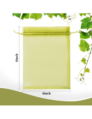 Bolsas de Protección para Frutas Sukh 50PCS 15x20cm Reutilizables