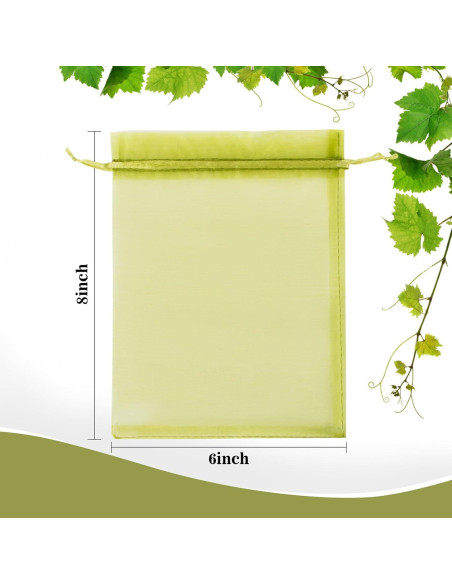 Bolsas de Protección para Frutas Sukh 50PCS 15x20cm Reutilizables