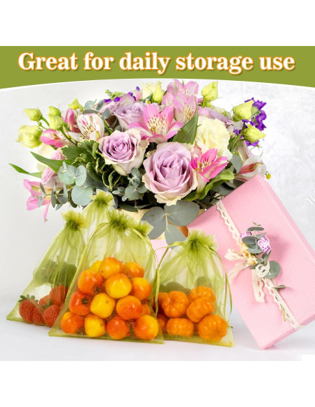 Bolsas de Protección para Frutas Sukh 50PCS 15x20cm Reutilizables