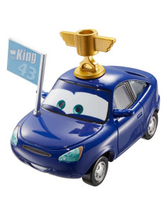 Vehículo Diecast Rey Fan Disney Pixar Cars 1:55 con Sombrero