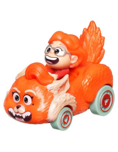 Auto de Juguete Hot Wheels RacerVerse Mei con Panda Rojo 1:64