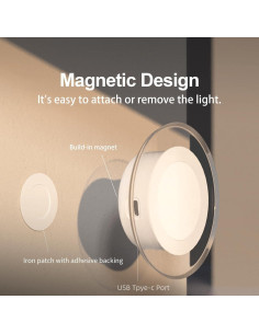 Luz Nocturna Magnética LED Artin-X con Sensor de Movimiento 2