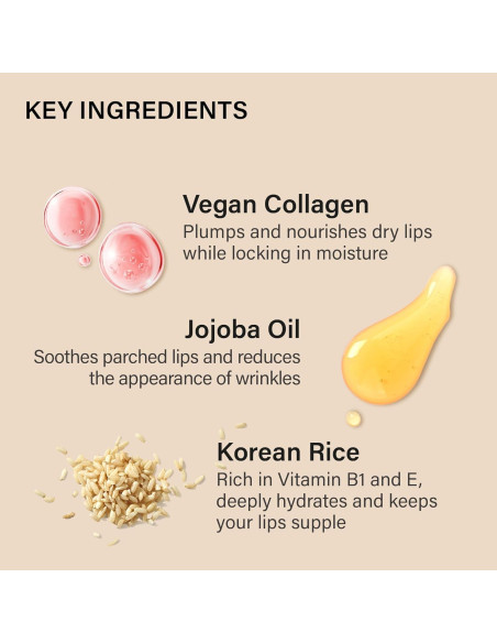 Bálsamo Labial Vegano Melixir 15g - Hidratante y Brillante Rosa