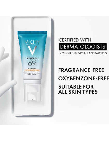 Protector Solar Facial Vichy Mineral 89 SPF 30 - Hidratante Diario