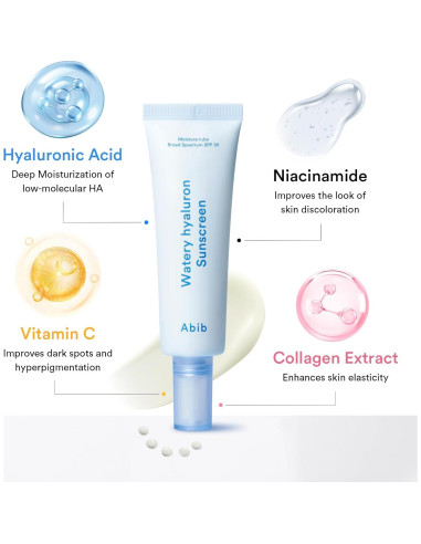 Protector Solar Hidratante Abib SPF 30 50ml Sin Marca Blanca