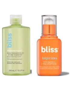 Dúo Bliss de Tónico de Niacinamida y Suero de Vitamina C - Cuidado de Piel Vegano