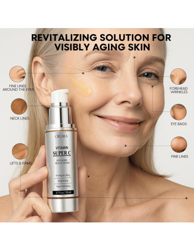 Suero de Vitamina C CIELARA 50 ml - Anti Envejecimiento 20%