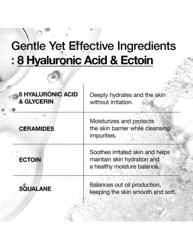 Limpiador Facial Gel Hidratante ANUA 150ml - Ácido Hialurónico