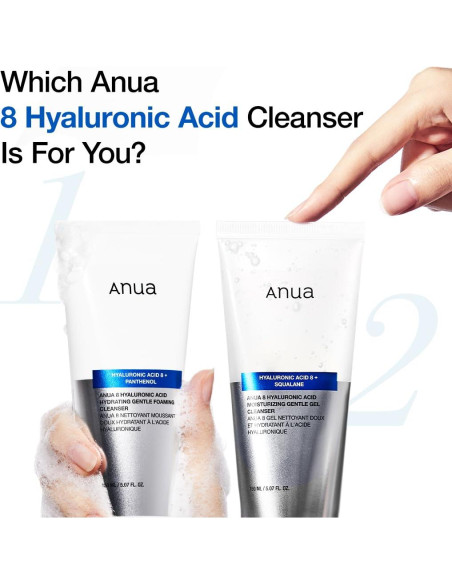 Limpiador Facial Gel Hidratante ANUA 150ml - Ácido Hialurónico