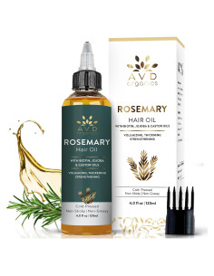 Aceite de Romero AVD Organics 120 ml - Crecimiento y Fortalecimiento del Cabello