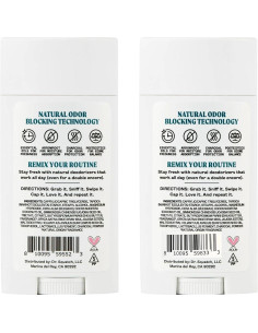 Desodorante Natural Jukebox Dr. Squatch 2 Paquete 75g Sin Aluminio 2