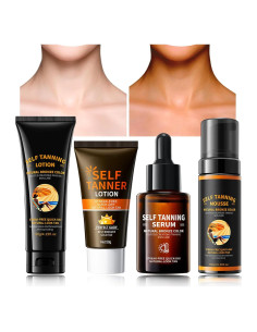 Kit de Bronceado Sin Sol LZYLLS - 4 Piezas para Hombres y Mujeres