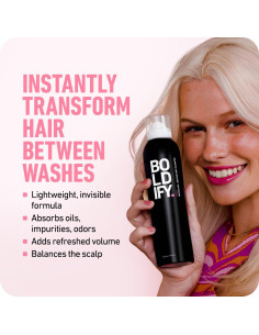 Champú Seco Boldify Revitaliza y Refresca 221g - Volumen y Salud del Cuero Cabelludo 2