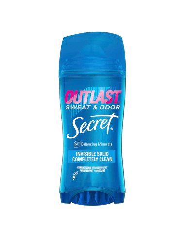 Desodorante Antitranspirante Secret Outlast 74.8g - 72 Horas Protección
