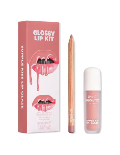 Kit de Labios Brillantes Kylie - Lápiz y Glaseado Rosa Nude