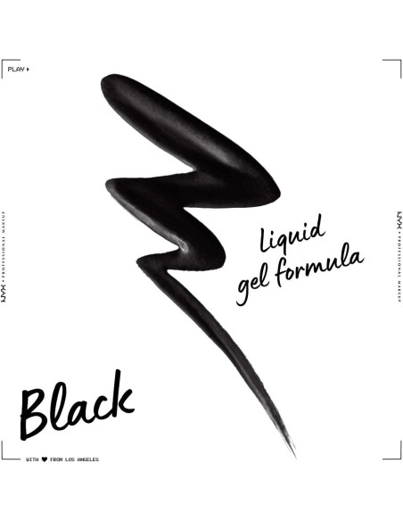 Lápices de Ojos Líquidos NYX Epic Wear Negro y Blanco