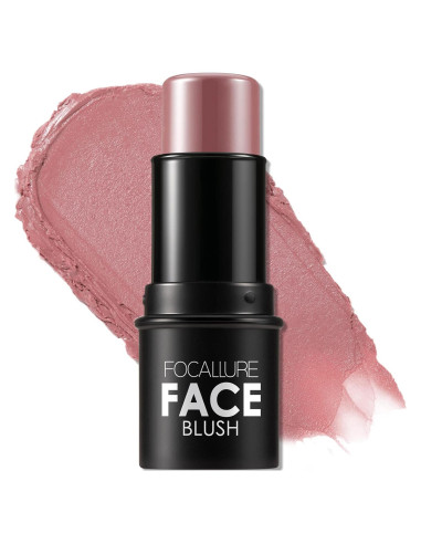 Rubor en Barra FOCALLURE 6g Rosa Mate y Satinado
