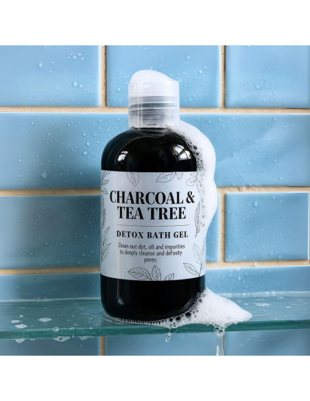 Gel de Baño Detox Nature Skin Shop 240g Carbón y Árbol de Té