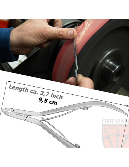 Alicates de Cutícula 3 Swords Germany - Acero Inoxidable 9,4 cm