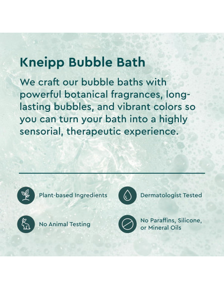Baño de Burbujas Eucalipto Kneipp 400 ml - Vegano y Sin Sulfatos