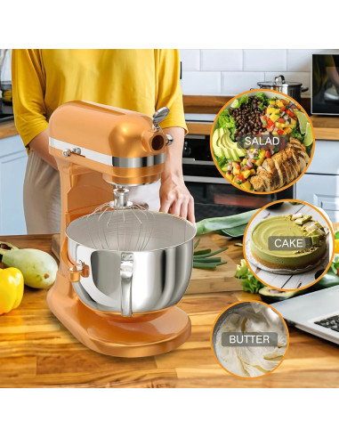 Accesorios de Mezclador KitchenAid 3 Piezas Acero Inoxidable 6QT