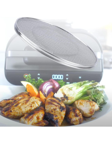 Protector contra Salpicaduras Acero Inoxidable Foodi FG551 22.1x19.6 cm