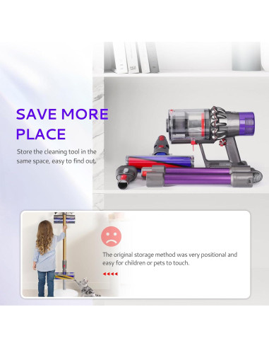 Varilla de Extensión Plegable KLS para Aspiradoras Dyson V7 V8 V10 V11 V15