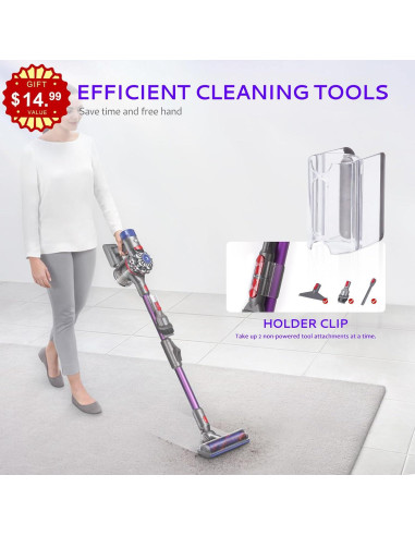 Varilla de Extensión Plegable KLS para Aspiradoras Dyson V7 V8 V10 V11 V15