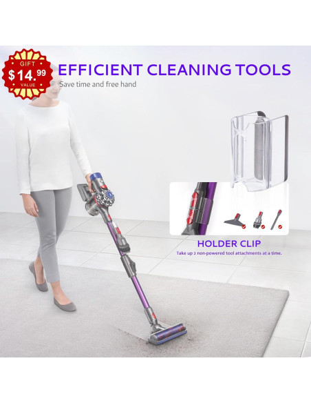 Varilla de Extensión Plegable KLS para Aspiradoras Dyson V7 V8 V10 V11 V15