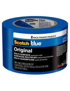 Cinta de Pintor ScotchBlue Original 3.58 cm - 2 Rollos Multi-Superficie