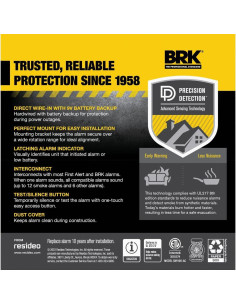 Alarma de Humo Conectada BRK SMI100-AC con Batería 2