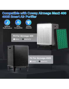 Filtro de Reemplazo Coway Airmega Max2 400/400S H13 - Paquete de 4 2