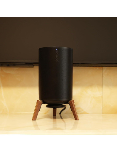 Soporte de Altavoz de Madera Alloery para Sonos Era 100, HomePod 2, Echo 4ta Gen