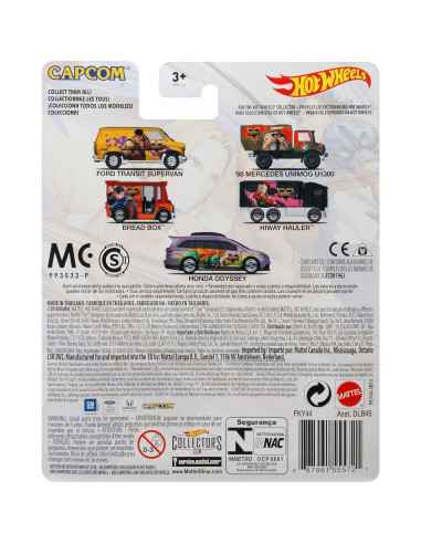 Caja de Pan Hot Wheels 1:64 Colección Premium Cultura Pop