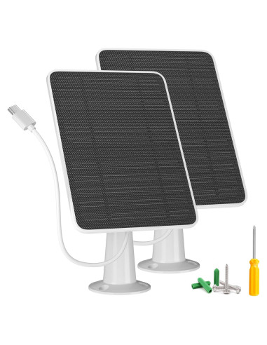 Cargador Solar WININMETA para Wyze Cam Outdoor V2, 5W, IP65