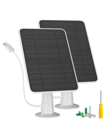 Cargador Solar WININMETA para Wyze Cam Outdoor V2, 5W, IP65