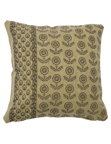 Funda de Almohada Cuadrada Floral Verde Oliva 50.8 cm Creative Co-Op