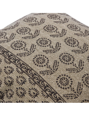 Funda de Almohada Cuadrada Floral Verde Oliva 50.8 cm Creative Co-Op