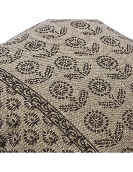 Funda de Almohada Cuadrada Floral Verde Oliva 50.8 cm Creative Co-Op