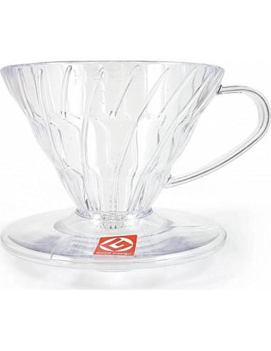 Goteador de Café Hario V60 Plástico Tamaño 01 Transparente
