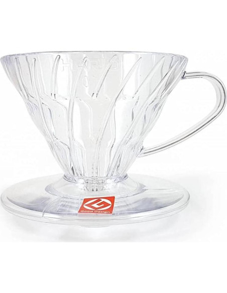 Goteador de Café Hario V60 Plástico Tamaño 01 Transparente
