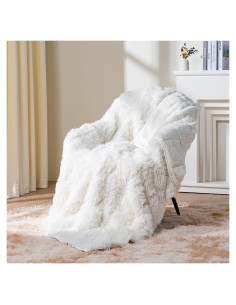 Manta con peso Topblan 6.8 kg 121.9x182.9 cm Sherpa Crema