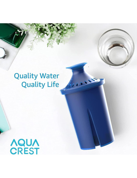 Filtro de Agua AQUA CREST Compatible Brita 3 Unidades